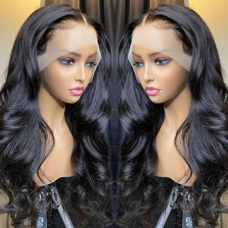 13x4 Transparent Lace Frontal Body Wave Wigs Brazilian Virgin Hair - Doaburu Hair