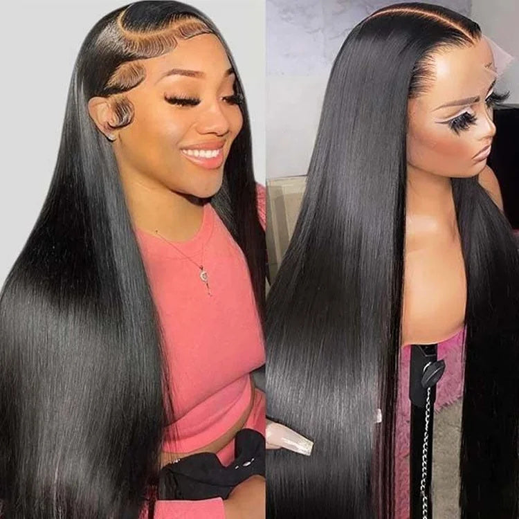Undetectable Invisible Lace 13x4 Frontal Straight Wig丨Real HD Lace
