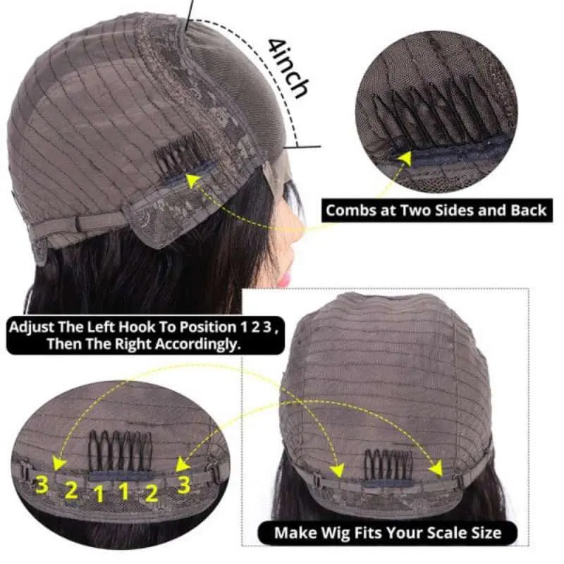 4x4 Body Wave Undetectable Invisible Lace Closure Wig丨Real HD Lace - Doaburu Hair