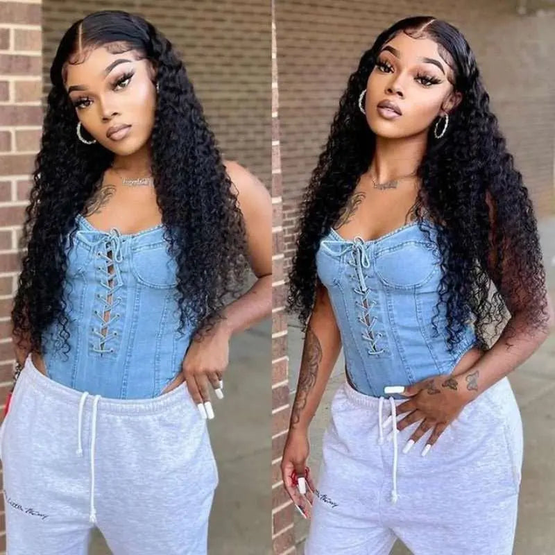 4x4 Deep Wave Undetectable Invisible Lace Closure Wig丨Real HD Lace - Doaburu Hair