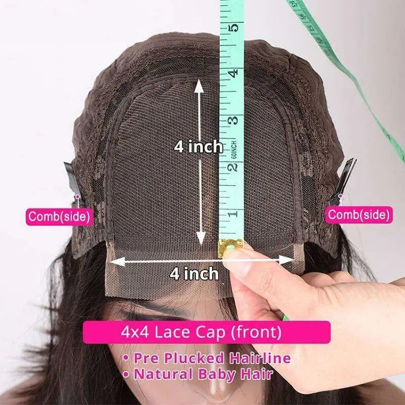 4x4 Transparent Lace Closure Body Wave Wigs Virgin Human Hair - Doaburu Hair