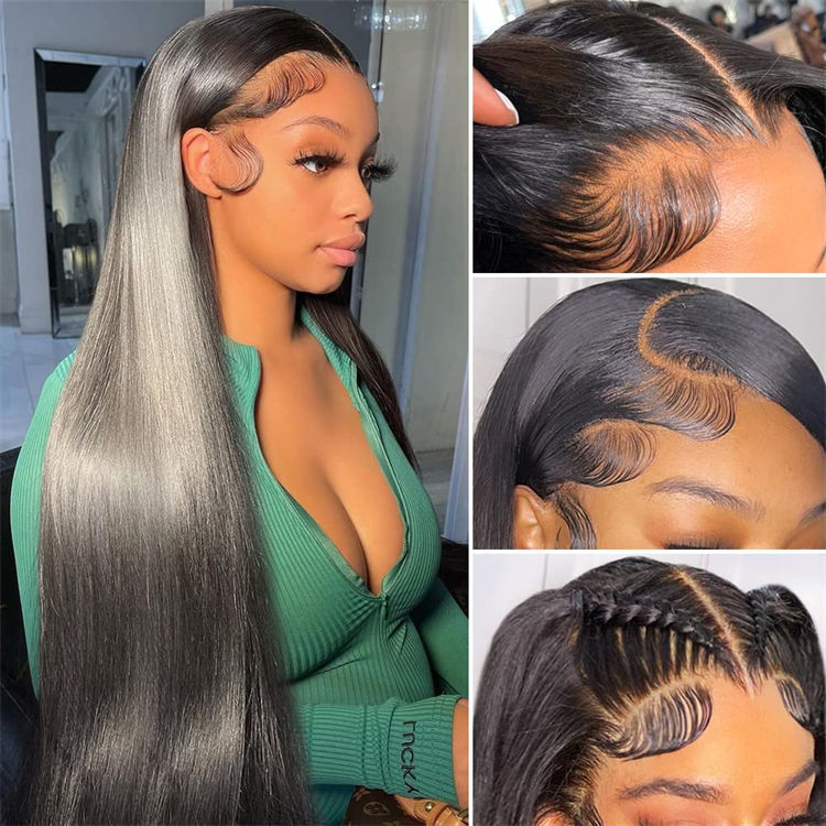 Human Hair Wig Natural 13x4 Lace Front Wig Straight Hair Frontal Wigs For Women - Doaburu Hair