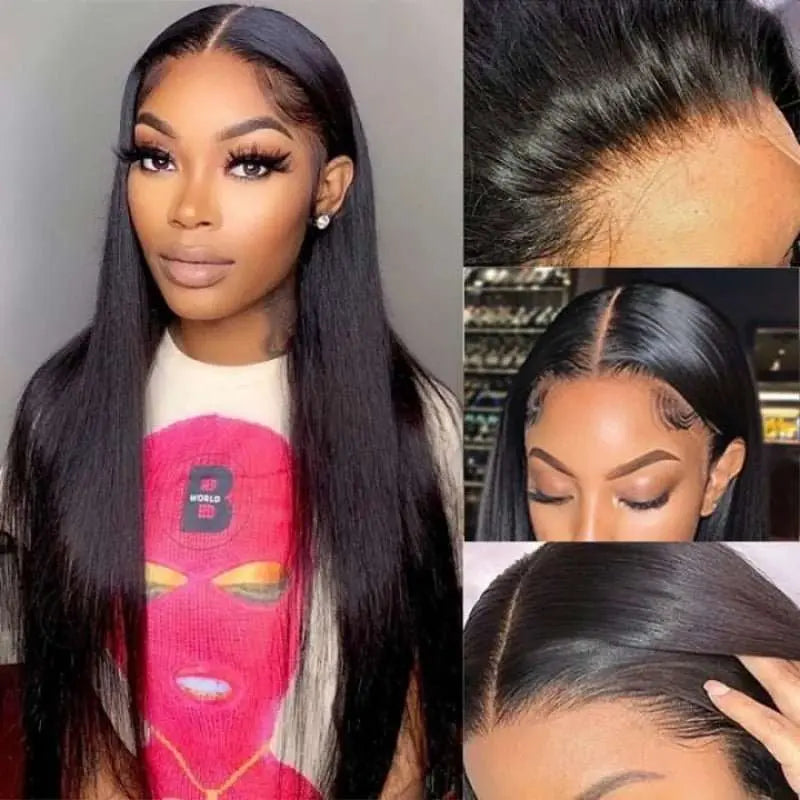 Silk Straight 5x5 Undetectable Invisible Lace Closure Wig丨Real HD Lace - Doaburu Hair