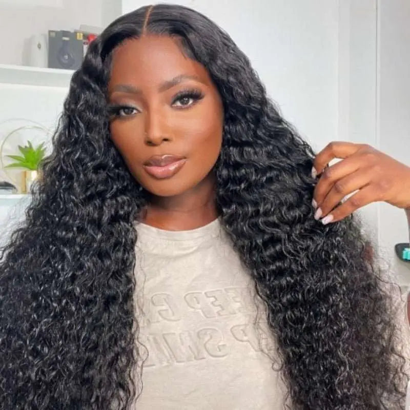Undetectable Invisible Lace 13x4 Frontal Deep Wave Wig丨Real HD Lace - Doaburu Hair