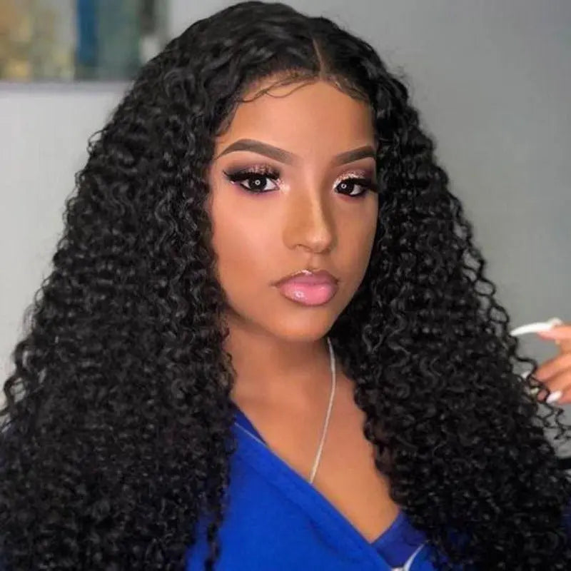 Undetectable Invisible Lace 13x4 Frontal Kinky Curly Wig丨Real HD Lace - Doaburu Hair