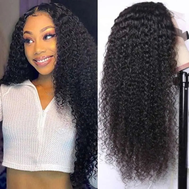 Undetectable Invisible Lace 13x6 Lace Frontal Kinky Curly Wig丨Real HD Lace - Doaburu Hair