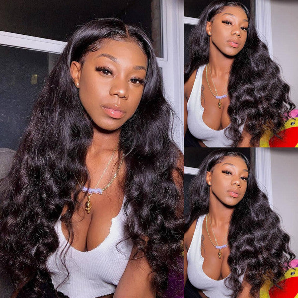 Glueless Body Wave Human Hair Transparent Lace Closure Wigs For Women - Doaburu Hair