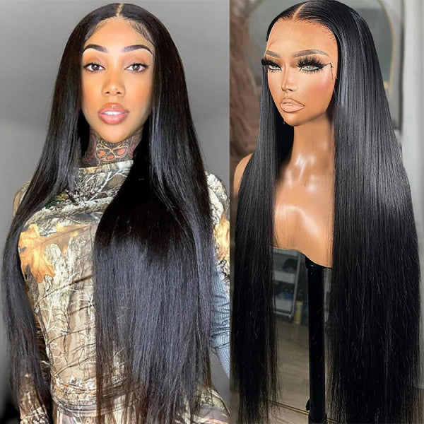 Undetectable Invisible Lace 13x4 Frontal Straight Wig丨Real HD Lace - Doaburu Hair