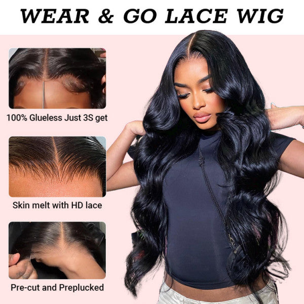 Glueless Wear & Go Wigs - Upgrade Loose Deep 4x6 HD Lace Closure Wigs - Doaburu Hair